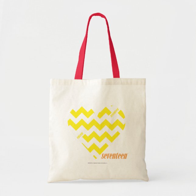 Bolsa Tote Amarelo 4 do ziguezague (Frente)