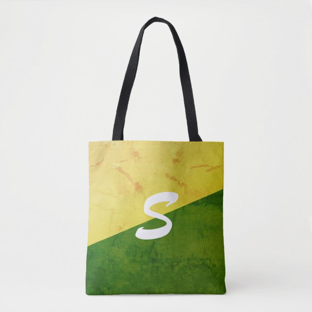 Bolsa Tote Amarelo e verde (Frente)