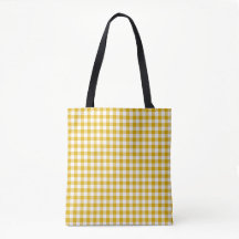 Amarelo Mostarda Xadrez Gingham Cor Retro