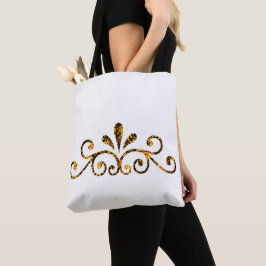 Bolsa Tote Amarelo, preto Floral Galho