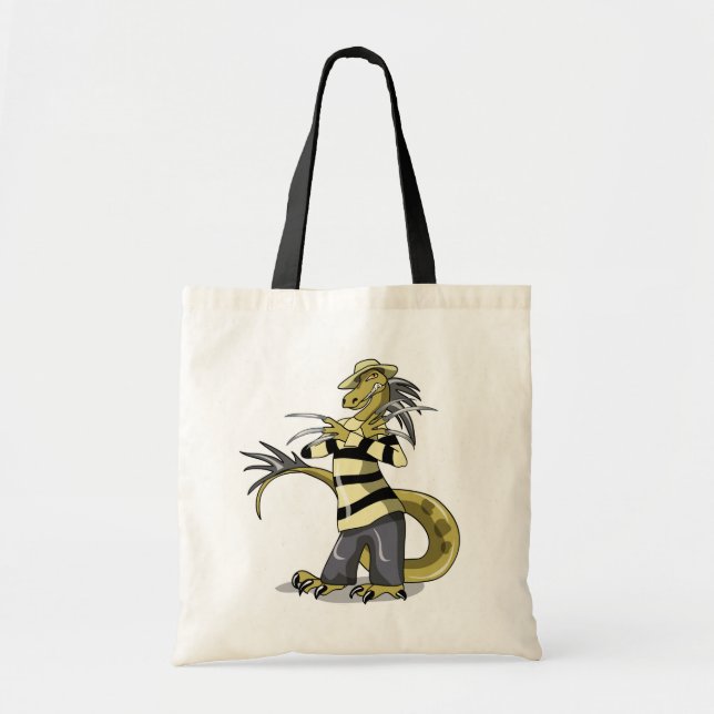 Bolsa Tote Amargasaurus Sendo Freddy Krueger. (Frente)