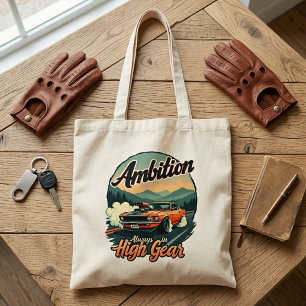 Bolsa Tote Ambição em artes de alta velocidade - Carro vintag