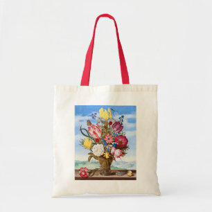 Bolsa Tote Ambrosius Bosschaert Buquê de Flores Ainda Vida
