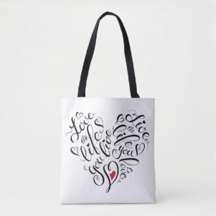Bolsa Tote Ame a vida onde você vive
