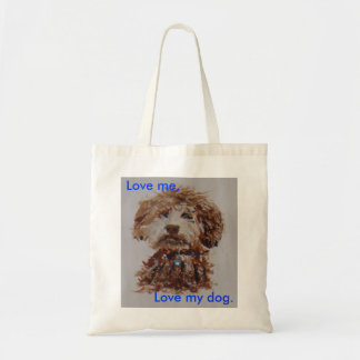 Bolsa Tote Ame-me, ame-o meu cão
