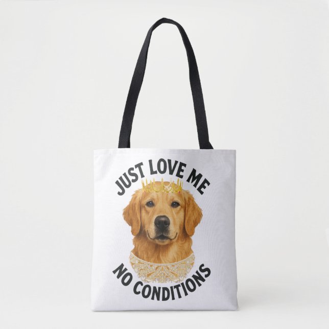 Bolsa Tote Ame-me apenas. Sem condições (Frente)