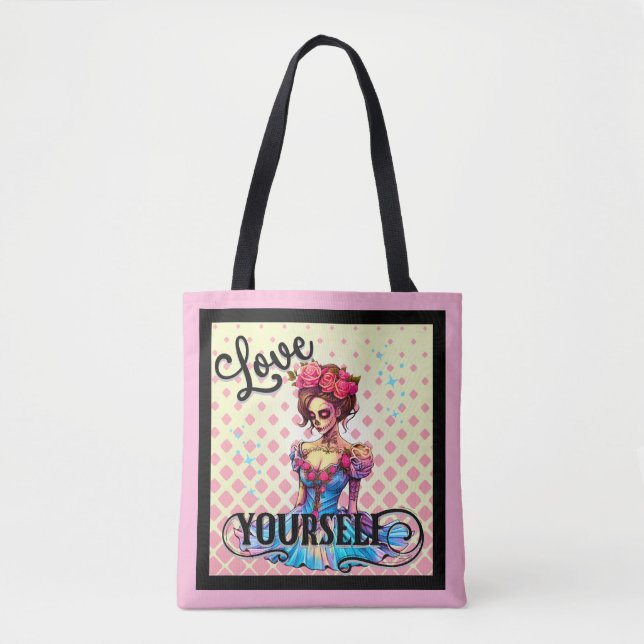 Bolsa Tote Ame-Se, Seu Crânio (Frente)