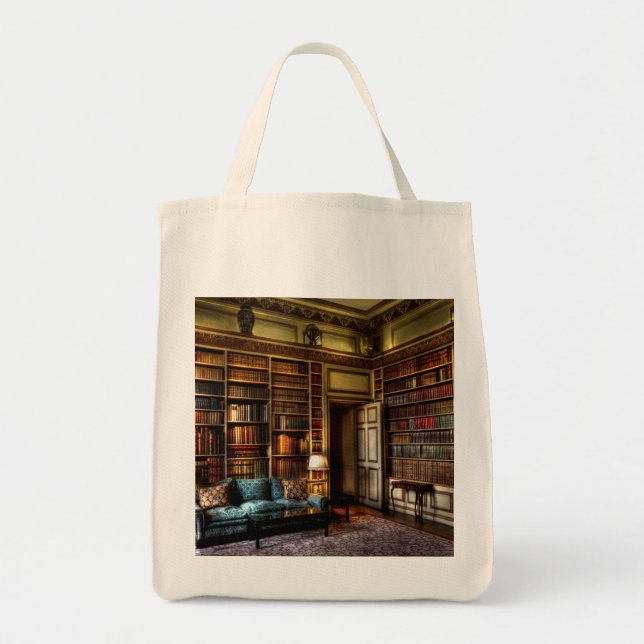 Bolsa Tote Ame sua biblioteca! (Frente)