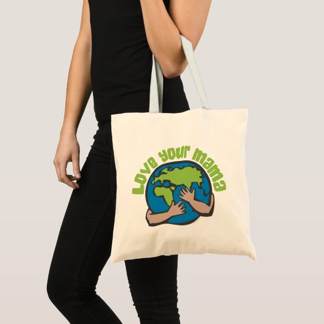 Bolsa Tote Ame Sua Mãe Terra Poluição Climática (Frente (produto))