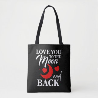 Bolsa Tote Ame-te à Lua e Volta - Casal Romântico