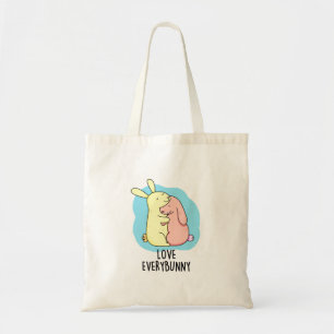 Bolsa Tote Ame Todos Os Coelhos Engraçados