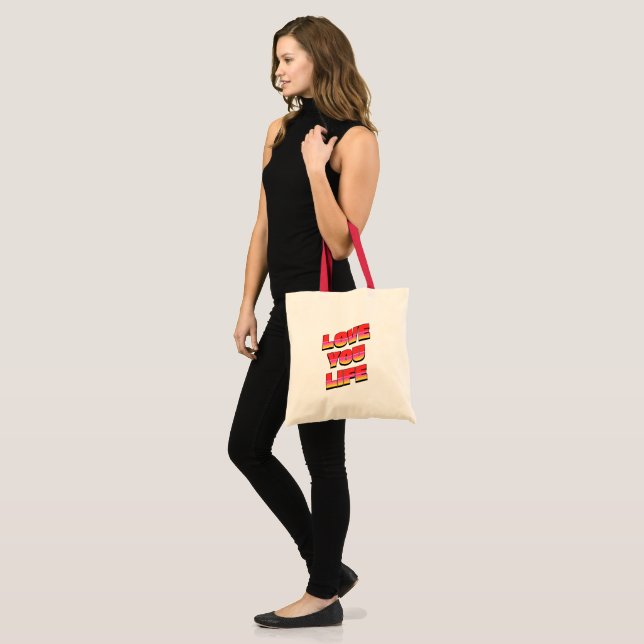 BOLSA TOTE AME VOCÊ VIDA (Frente (modelo))