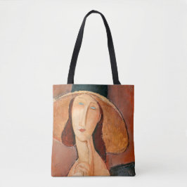 Bolsa Tote Amedeo Modigliani - Jeanne Hebuterne em Grande Cha