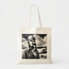 Bolsa Tote Amelia Earhart Famoso Viagem de Cotação Tote Bag