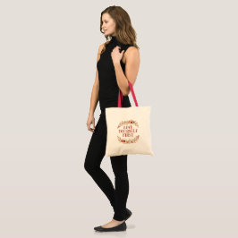 Bolsa Tote Amem a Si Mesmas Primeiro Floral Vintage Autoamor 