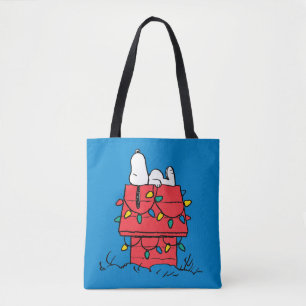 Bolsa Tote Amendoins   Cachorro de Snoopy com Luzes