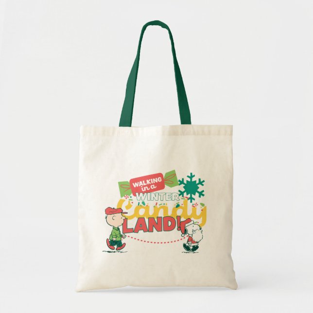 Bolsa Tote Amendoins | Caminhando Em Uma Terra De Bolinhos De (Frente)
