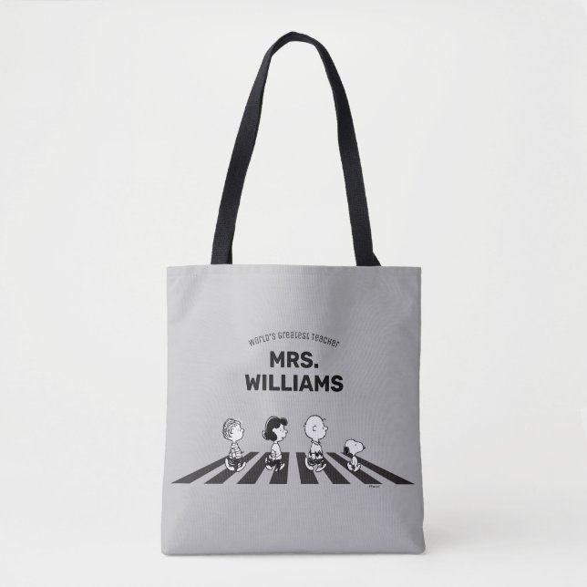 Bolsa Tote Amendoins | Camisetas de Rock Maior Professora Per (Frente)