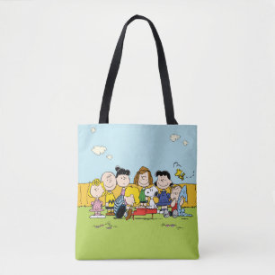 Bolsa Tote Amendoins Charlie Brown e Gang