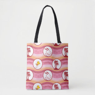 Bolsa Tote Amendoins   Circuito Tropical de Snoopy & Woodstoc