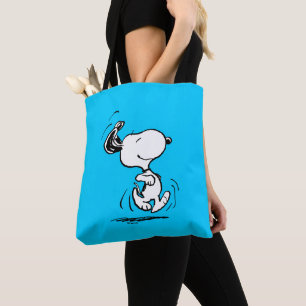 Bolsa Tote Amendoins Dança Feliz Snoopy