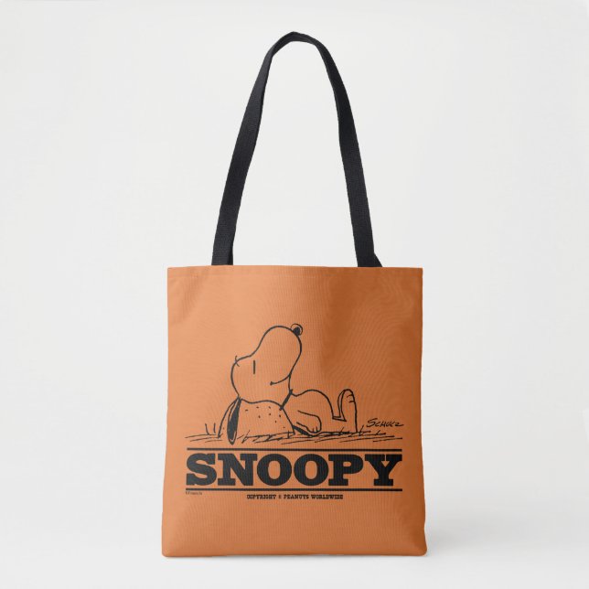 Bolsa Tote Amendoins | Descanso de Snoopy (Frente)