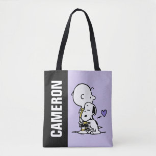 Bolsa Tote Amendoins   DIA DE OS NAMORADOS   Charlie Brown & 