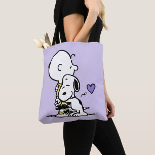 Bolsa Tote Amendoins   DIA DE OS NAMORADOS   Charlie Brown & 