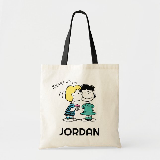 Bolsa Tote Amendoins | DIA DE OS NAMORADOS | Lucy & Schroeder (Frente)