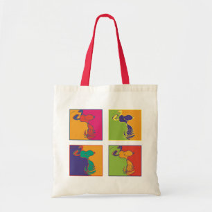 Bolsa Tote Amendoins Esnoopia de Pop de Arte Moderna