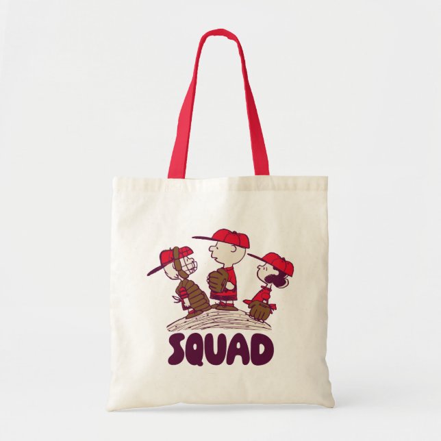 Bolsa Tote Amendoins | Esquadrão de Baseball (Frente)