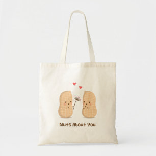 Bolsa Tote Amendoins Fofos Loucos Por Você Piada Amor Humor