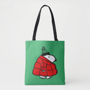 Bolsa Tote Amendoins   Jaqueta Snoopy Red Puffer
