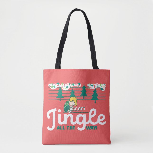 Bolsa Tote Amendoins | Jingle All Way (Frente)