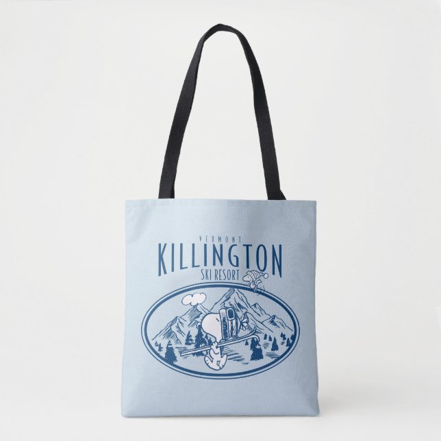 Bolsa Tote Amendoins | Killington Ski Resort Vermont (Frente)