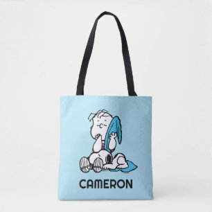 Bolsa Tote Amendoins   Linus & Snoopy