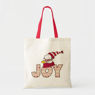 Bolsa Tote Amendoins Passeio De Snoopy & Woodstock Joy