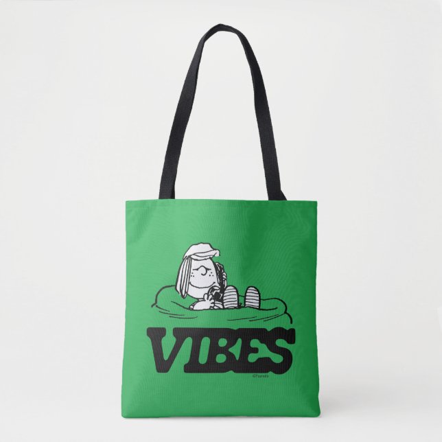 Bolsa Tote Amendoins | Peppermintas Vibes (Frente)