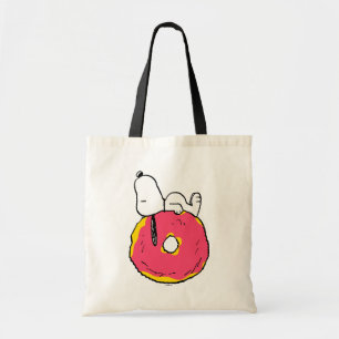 Bolsa Tote Amendoins Rosquinha rosa esnoopia