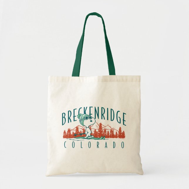 Bolsa Tote Amendoins | Snoopy Breckenridge Colorado (Frente)