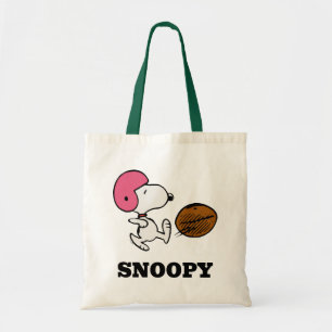 Bolsa Tote Amendoins Snoopy Football Kicker