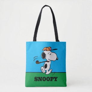 Bolsa Tote Amendoins   Snoopy Golf Swing