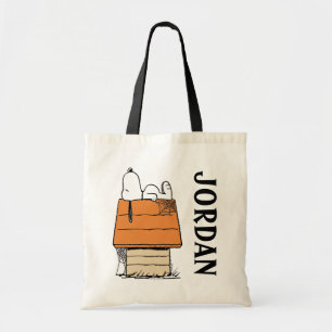 Bolsa Tote Amendoins   Snoopy Halloween Nap