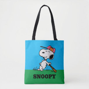 Bolsa Tote Amendoins   Snoopy no Bat