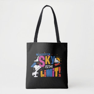 Bolsa Tote Amendoins Snoopy O Céu É o Limite Graduação