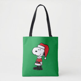Bolsa Tote Amendoins | Snoopy Papai Noel