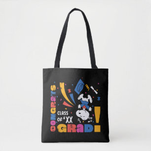 Bolsa Tote Amendoins Snoopy Parabéns Graduado Formatura Confe