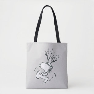 Bolsa Tote Amendoins Snoopy Reindeer