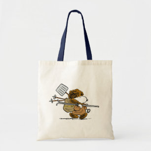 Bolsa Tote Amendoins   Snoopy Snow Warrior