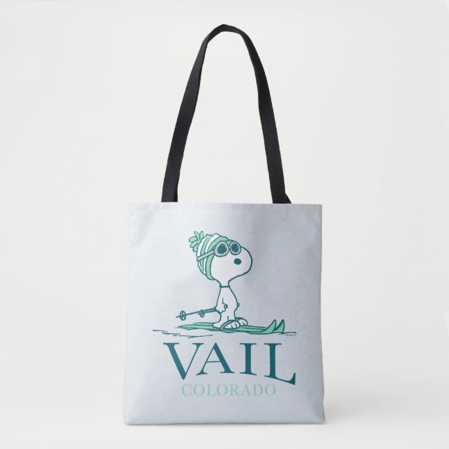 Bolsa Tote Amendoins | Snoopy Vail Colorado (Frente)